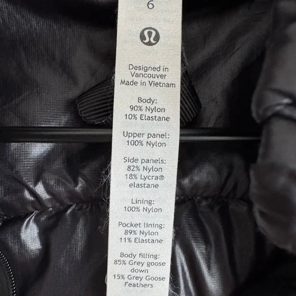 lululemon athletica Black Puffer Vest - Picture 4 of 4